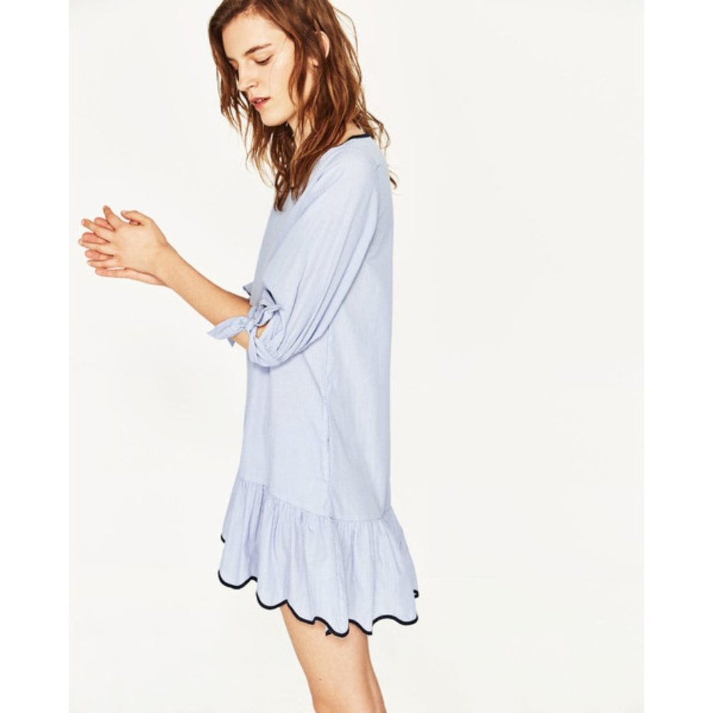 ZARA STRIPED DRESS - Picture 3 of 4